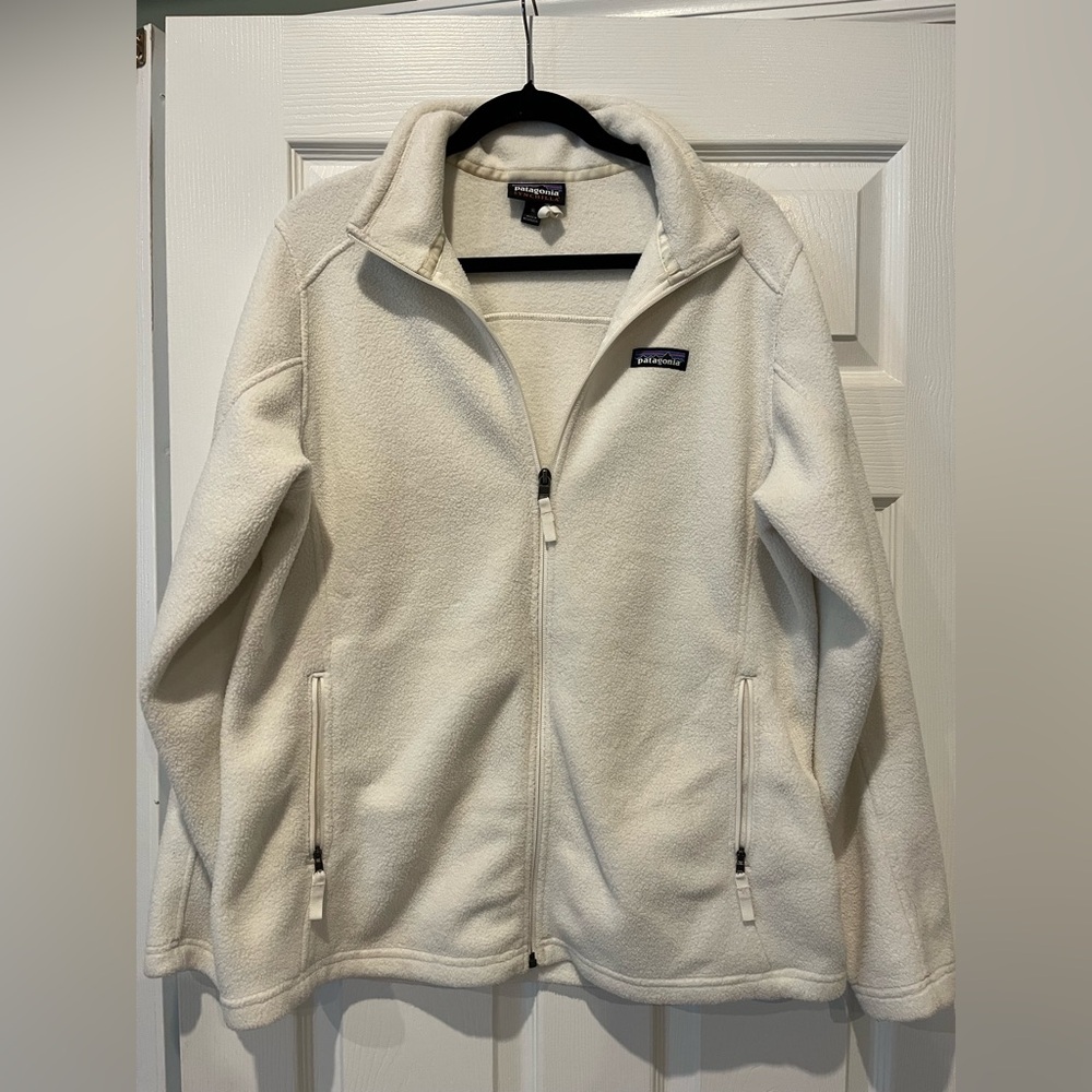 Patagonia Women's Off-White Fleece Jacket